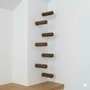 Hanah Home R-Raf302 Soporte de papel higiénico de madera maciza